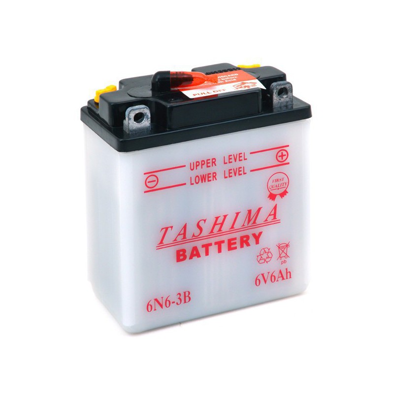 Batterie moto 6N6-3B 6V 6Ah