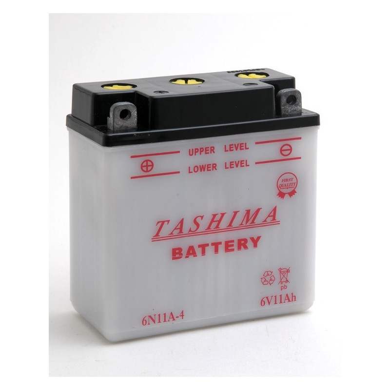 Batterie moto 6N11A-4 6V 11Ah