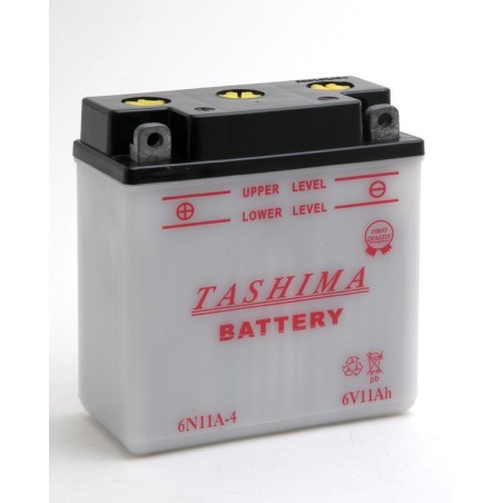 Batterie moto 6N11A-4 6V 11Ah