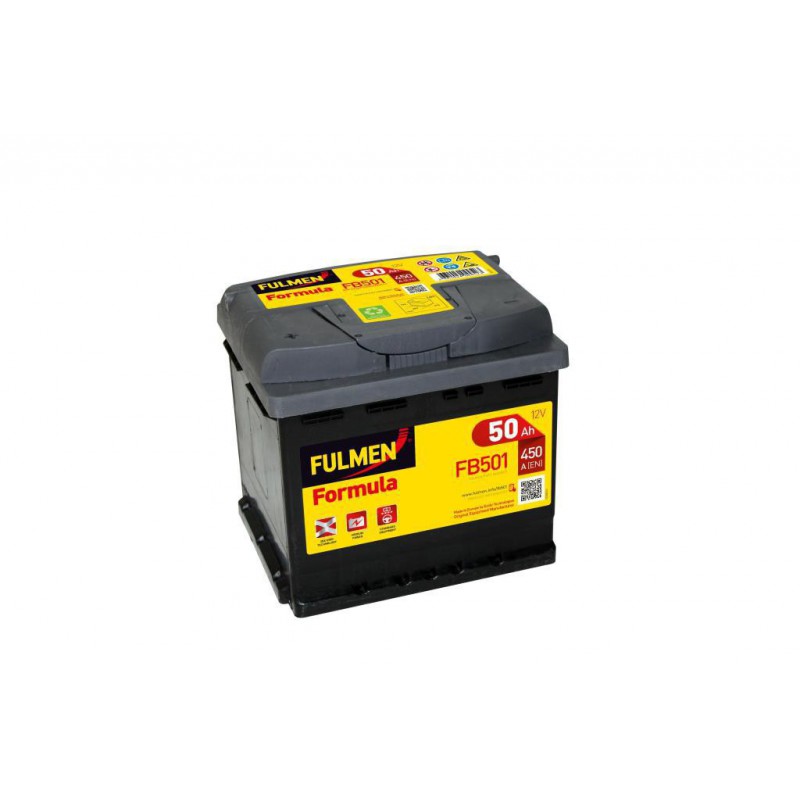 Batterie de démarrage VOITURE FULMEN FB501 12V 50Ah 450A