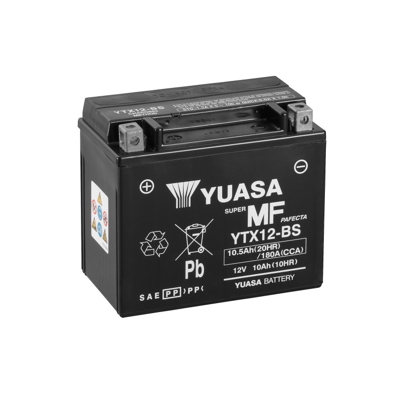 Batterie moto  YTX12BS  12V 10Ah