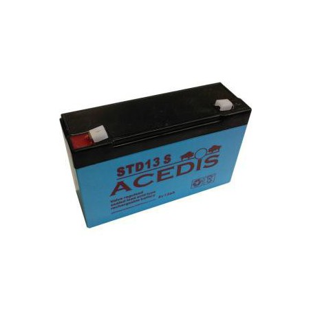 Batterie AGM étanche 6V 11 Ah / ACD STD13S ou  YUASA NP126